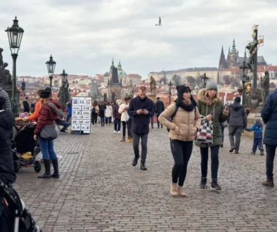 Zalidněná Praha
