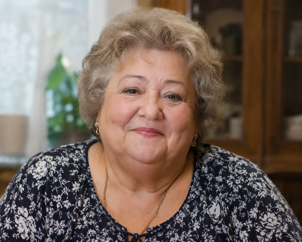 Škopková by dnes v JZD vypadala příliš moderně. Zdroj: ChatGPT | TVGURU.cz Umělou inteligencí upravená Helena Růžičková
