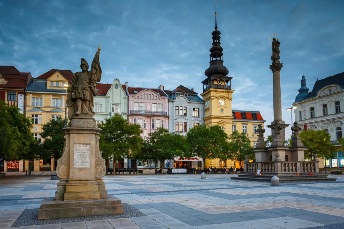 historické centrum ostravy