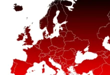 Evropa se upeče ve vlastní šťávě - rudá mapa