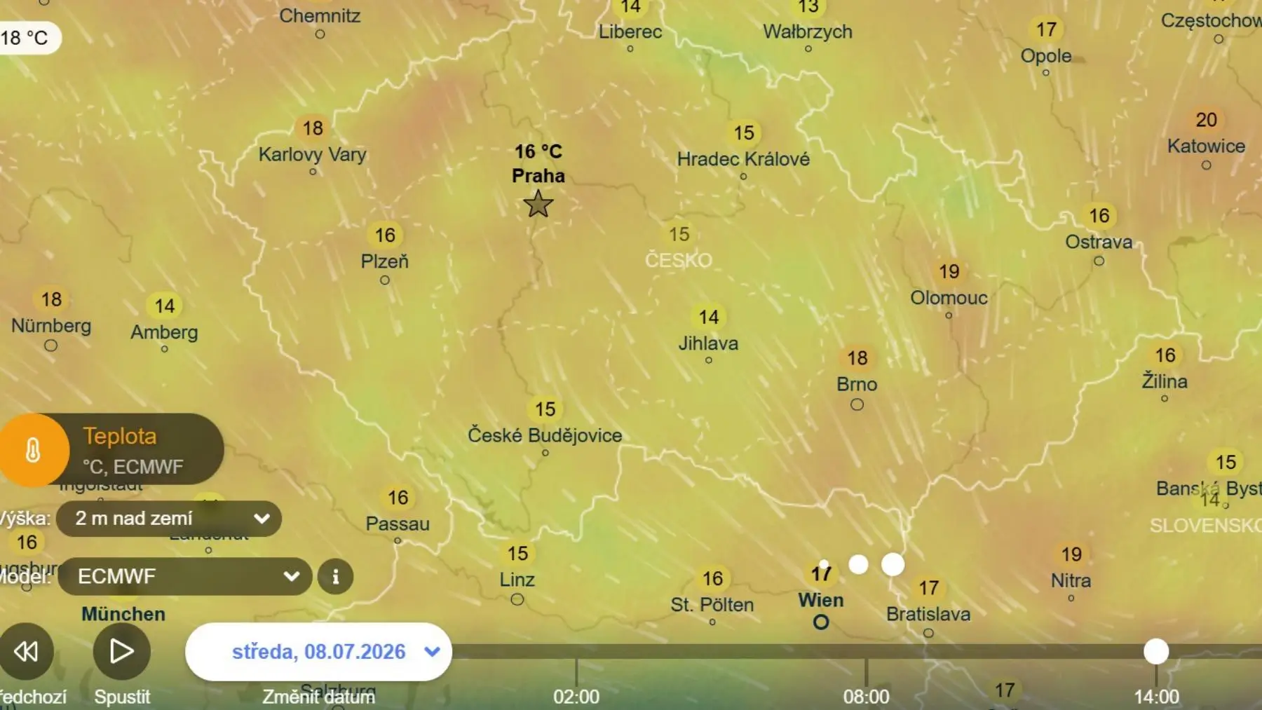 Po čtyřicítkách tohle... Jen 16 stupňů!