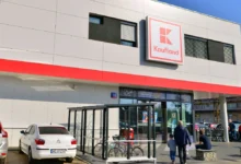 vchod do řetězce Kaufland