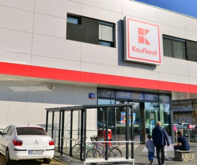 vchod do řetězce Kaufland