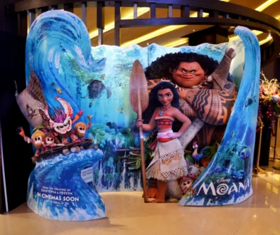 dekorativní upoutávka na film Moana
