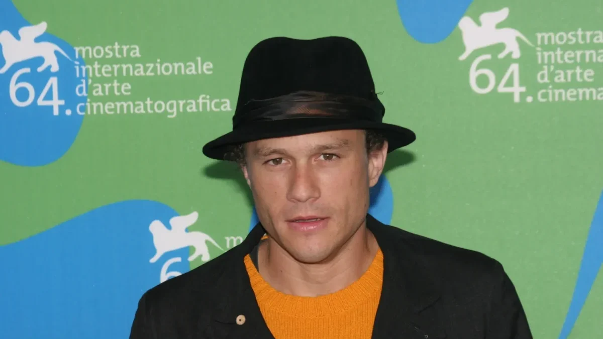 Herec Heath Ledger v klobouku