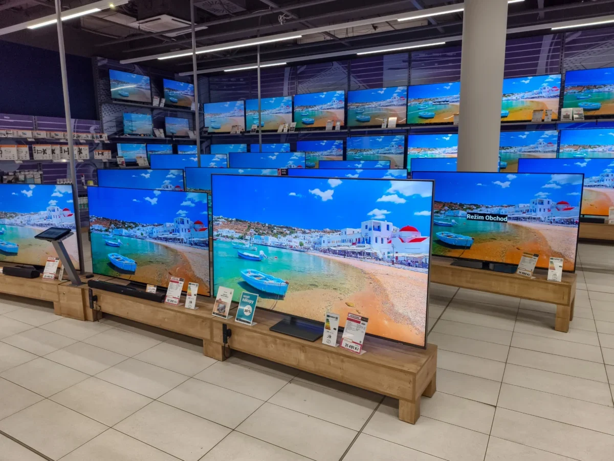 obchod s televizory