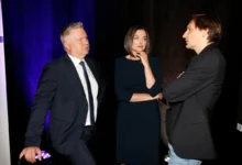 Barbora Kroužková, Daniel Takáč na tiskové konferenci ČT.