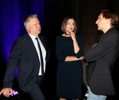 Barbora Kroužková, Daniel Takáč na tiskové konferenci ČT.