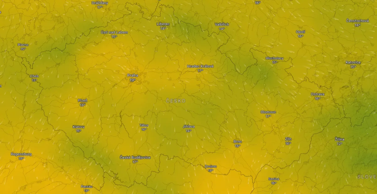 Snímek obrazovky 2026-07-07 v 205759 | TVGURU.cz Mapa počasí na čtvrtek
