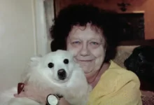 Helena Růžičková se psem.