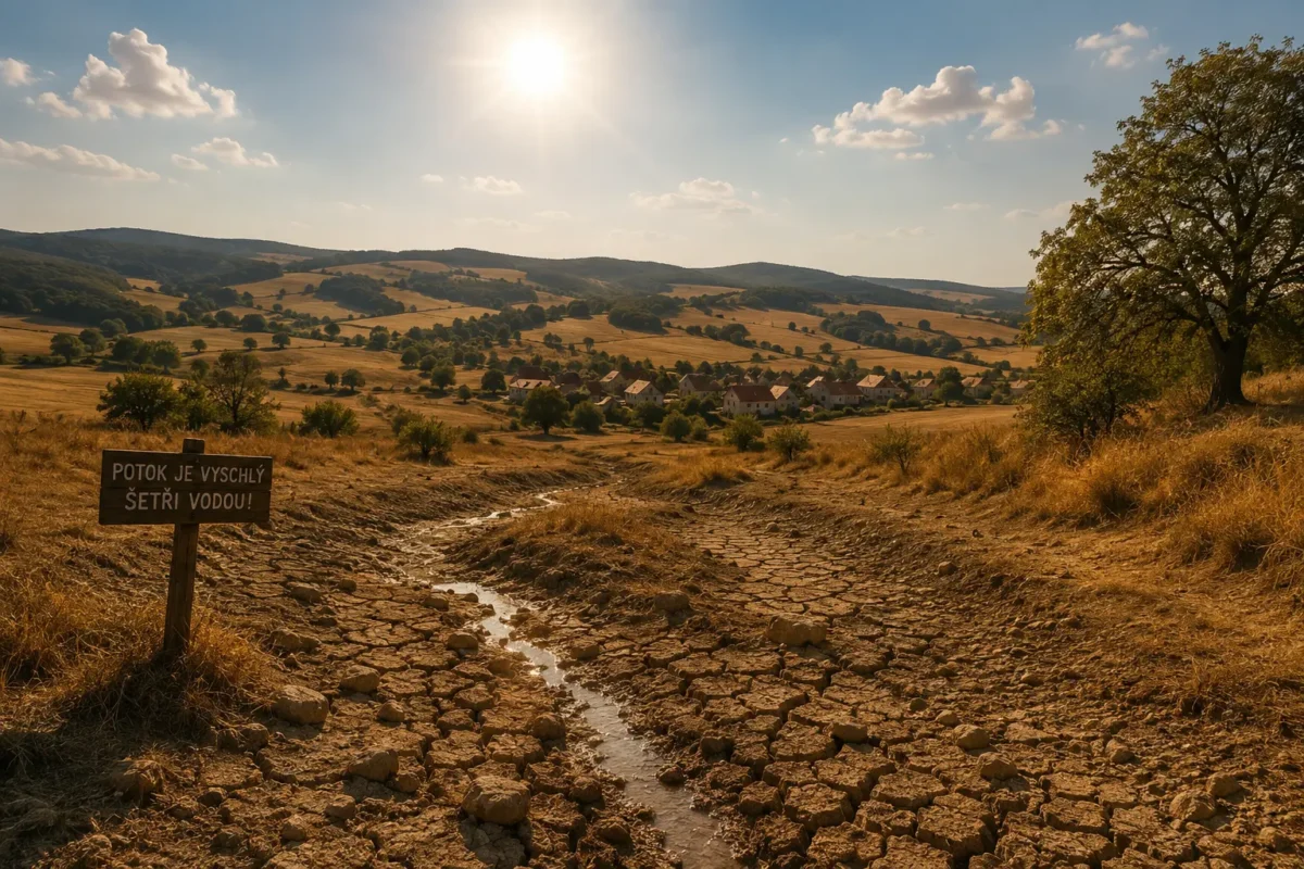 vyprahlá krajina