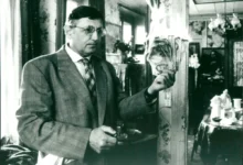 Jiří Menzel na černobílé fotografii