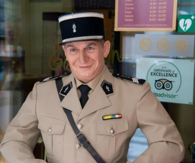 Louis de Funès jako vosková figurína