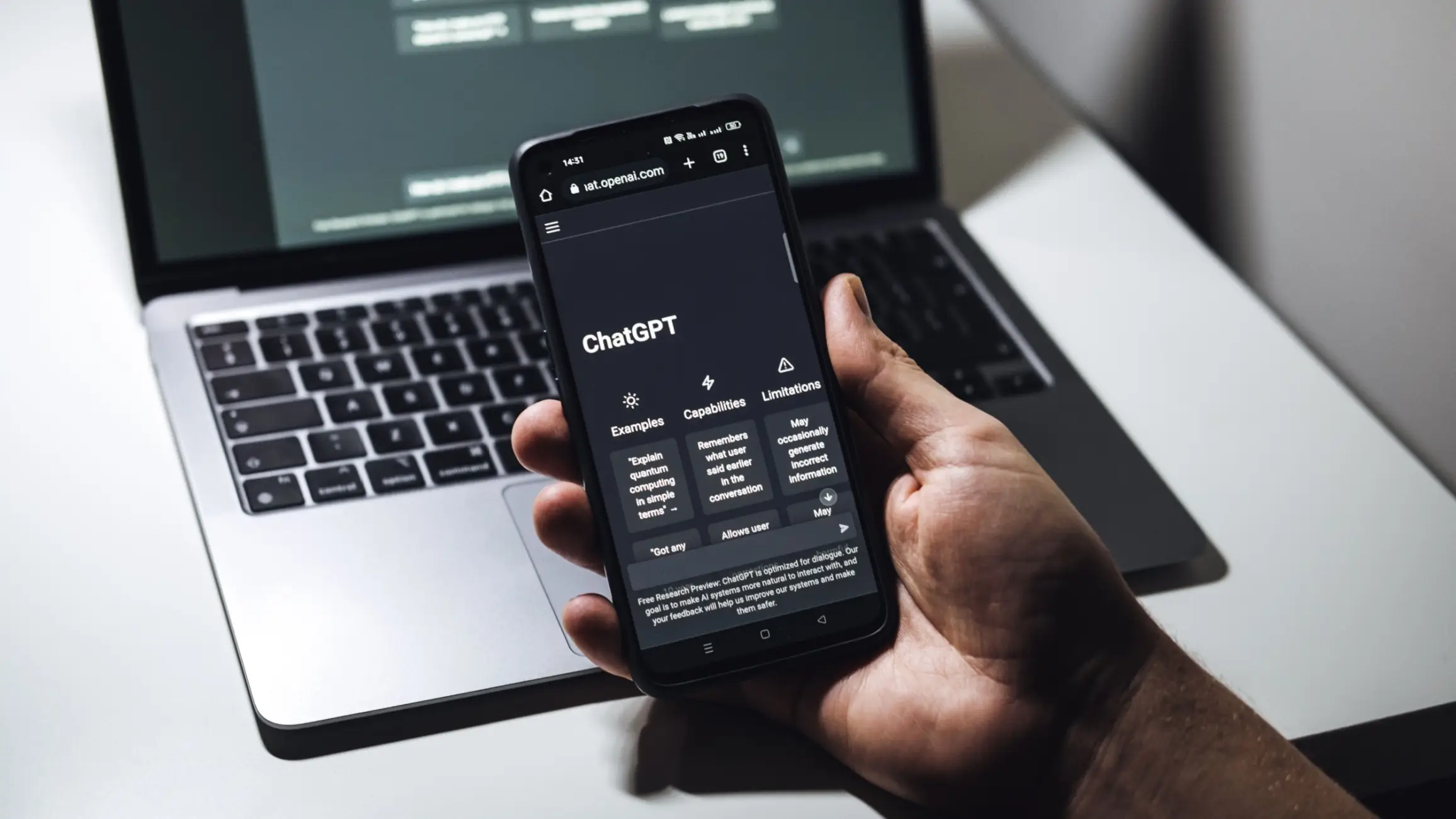 ChatGPT na mobilu