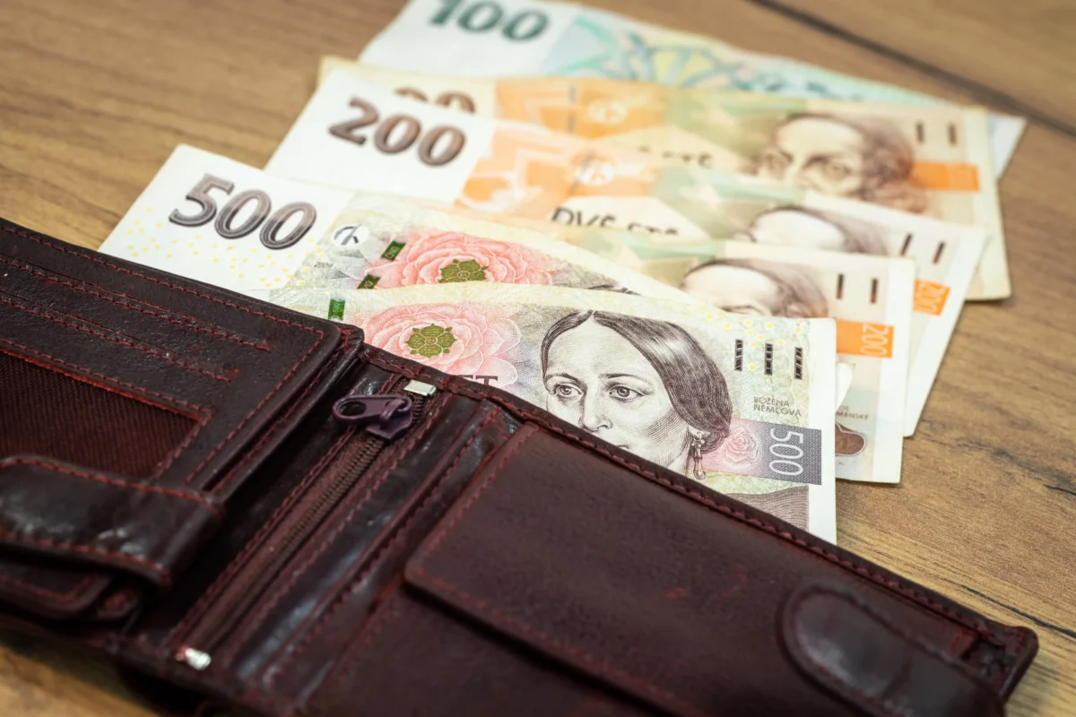 shutterstock_2212304417-2 | TVGURU.cz Z peněženky čouhají bankovky.