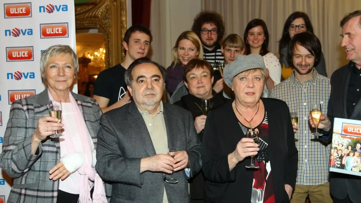 Herci z Ulice a režisér Dušan Klein - společné foto