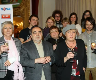 Herci z Ulice a režisér Dušan Klein - společné foto