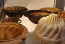 Formy na bábovku v Bakery Museum