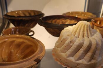 Formy na bábovku v Bakery Museum