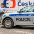 Policejní auto u České televize