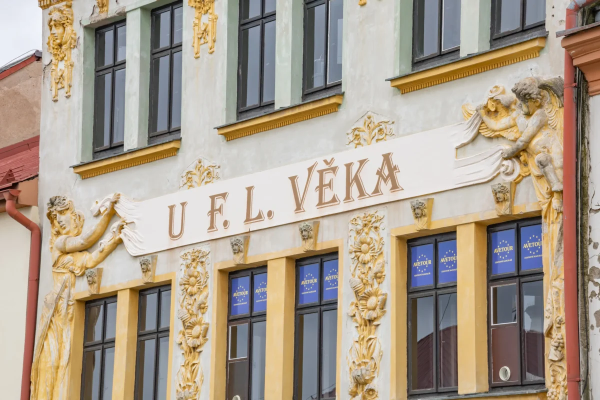 Dům s nápisem u F. L. Věka