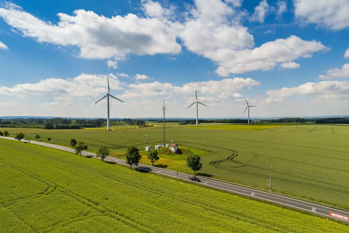 větrné elektrárny v české krajině
