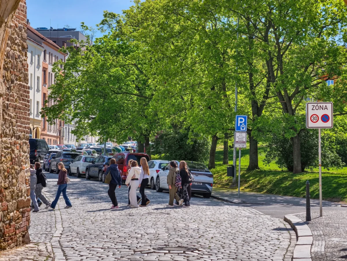 shutterstock_2771973859-2-2-2 | TVGURU.cz Lidé přecházejí pražskou ulici.