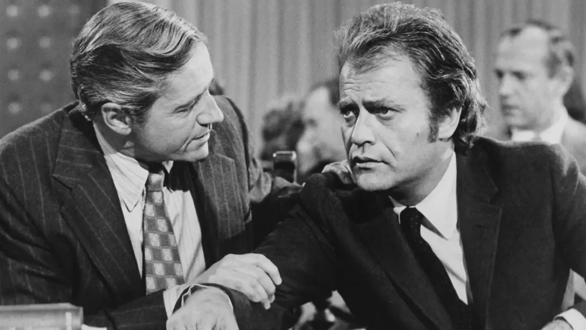 Herec Vic Morrow vedle muže