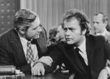 Herec Vic Morrow vedle muže