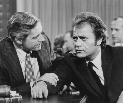 Herec Vic Morrow vedle muže