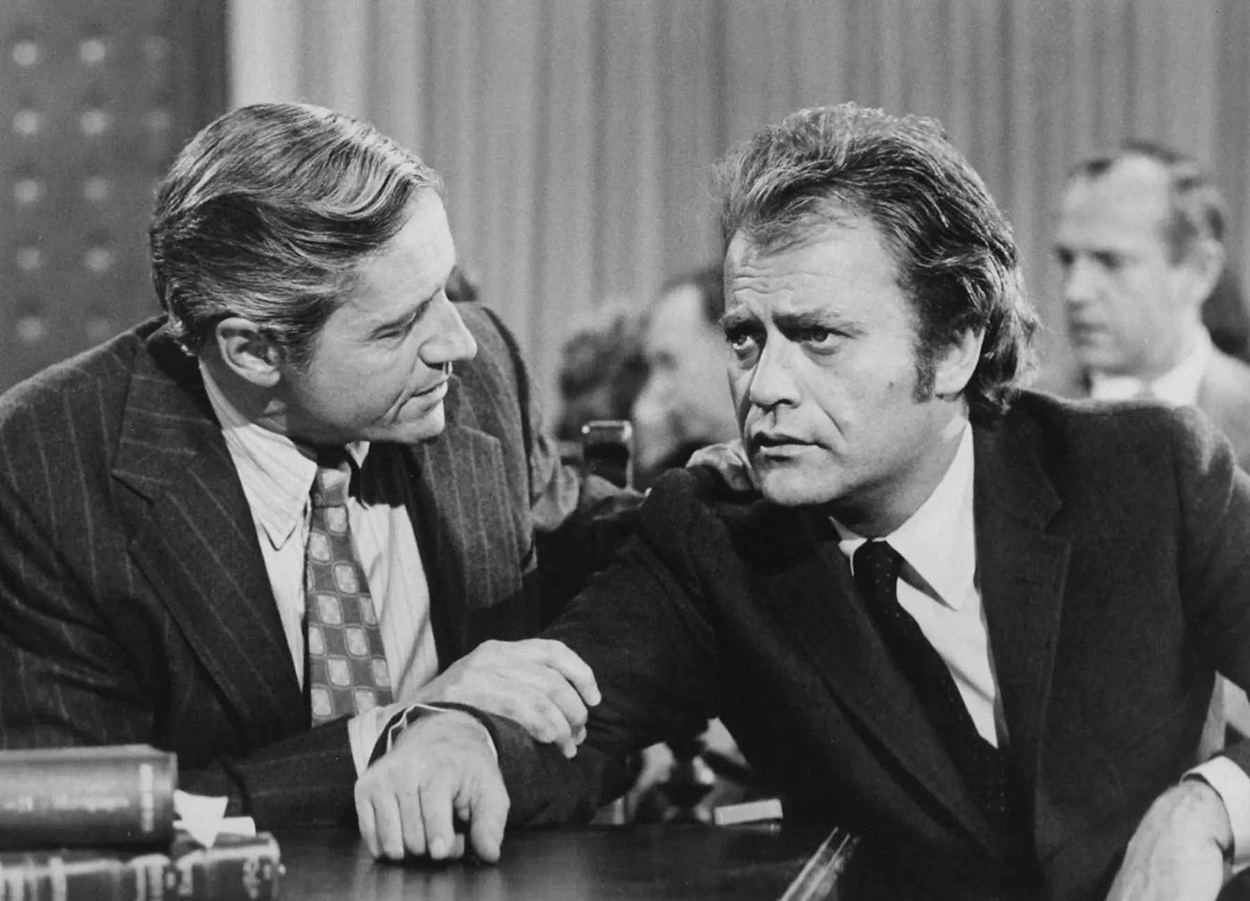 Herec Vic Morrow vedle muže