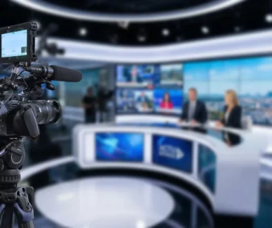 studio televizních zpráv
