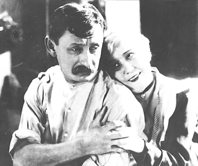 Herec Vlasta Burian a Růžena Šlemrová