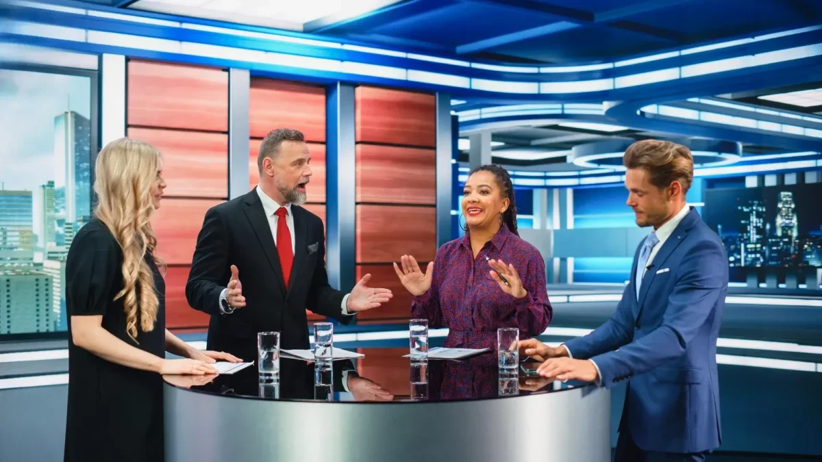 Politická debata v televizi