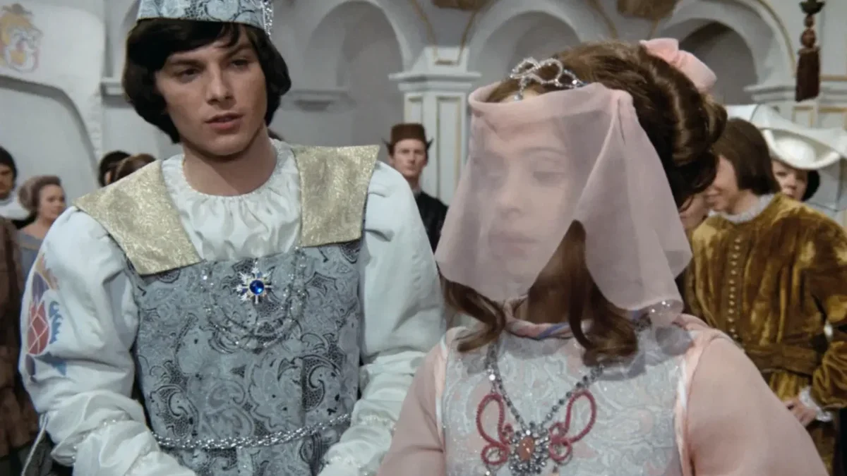 Princ a princezna se závojem přes obličej