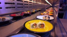 Running sushi