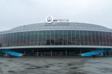 Budova O2 areny v Praze