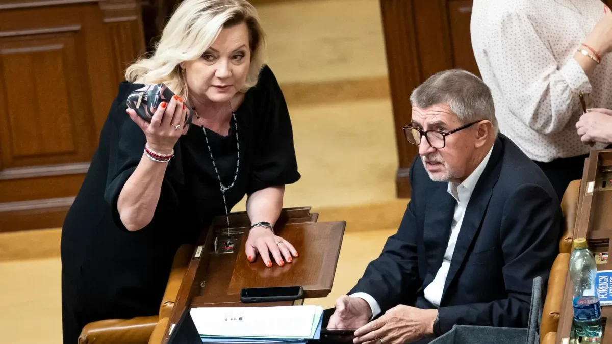 Alena Schillerová a Andrej Babiš