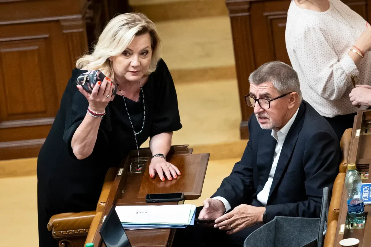 Alena Schillerová a Andrej Babiš