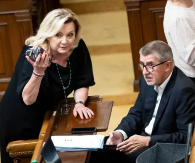 Alena Schillerová a Andrej Babiš