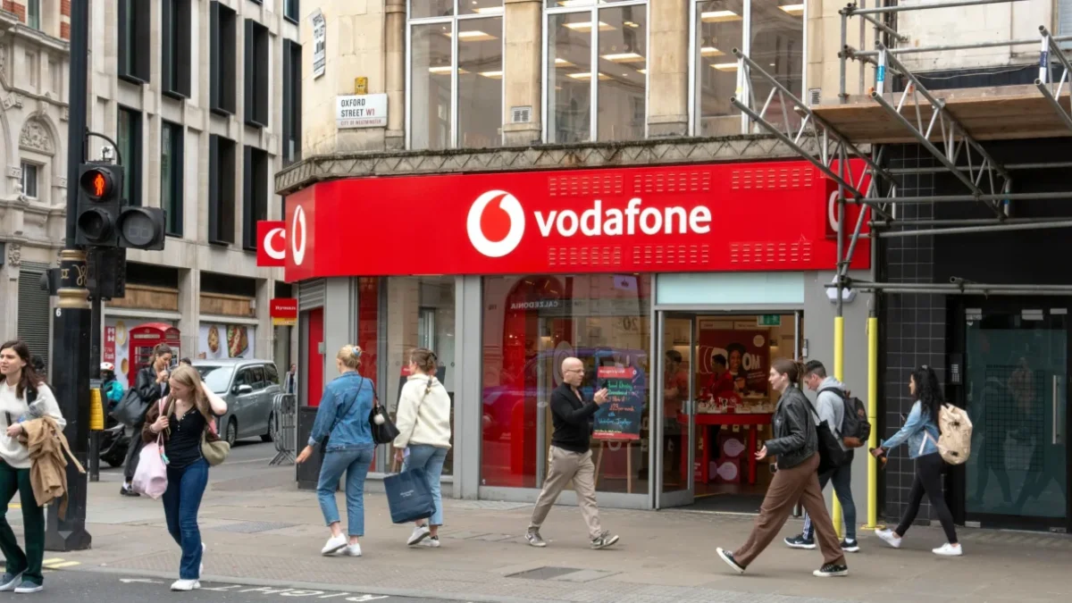 Budova obchodu Vodafone