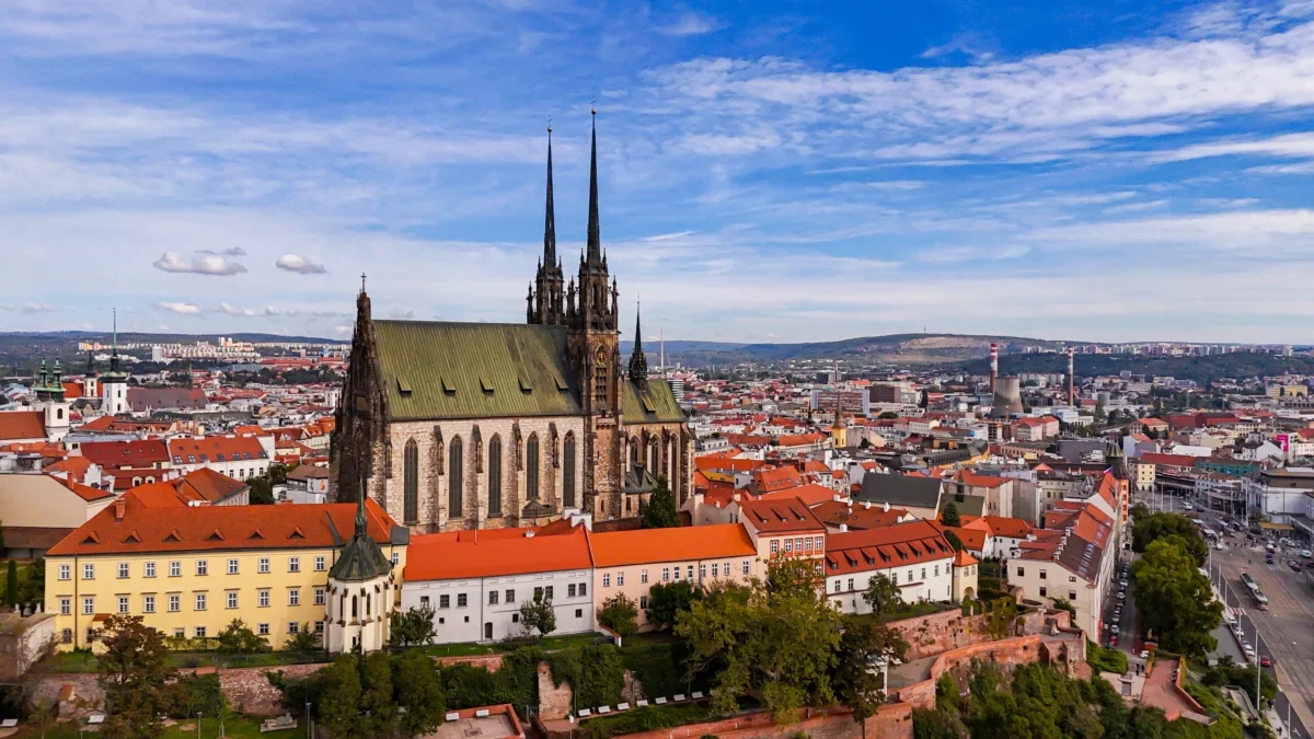 pohled na Brno