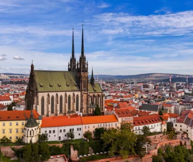 pohled na Brno