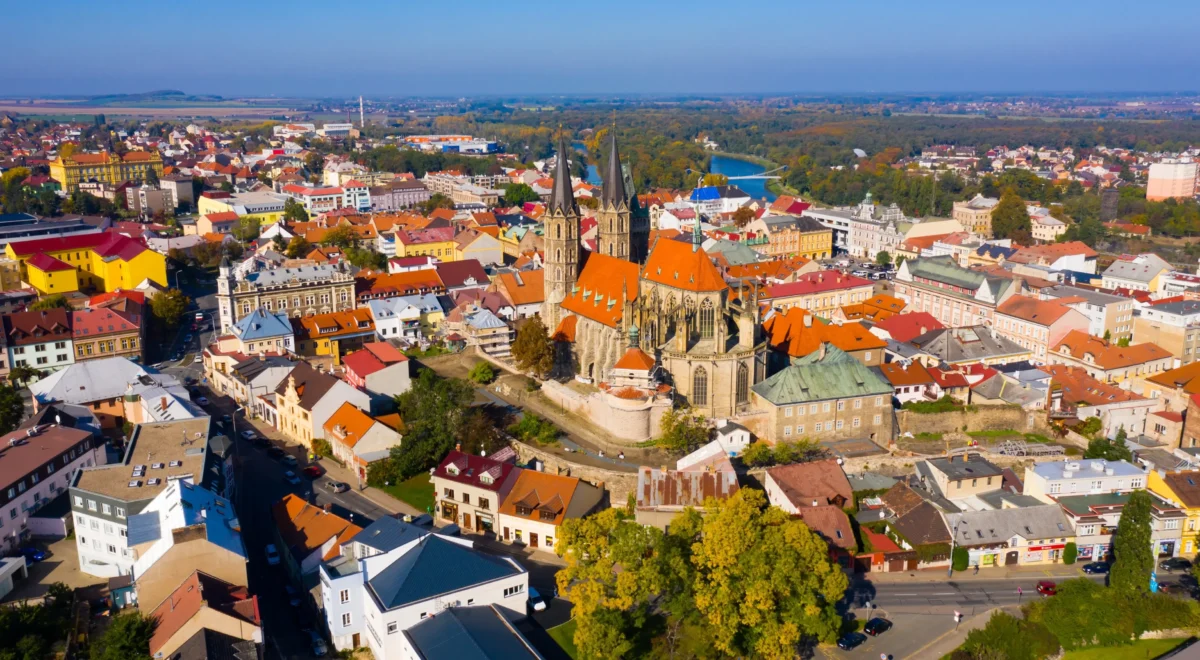 Pohled na Kolín z výšky