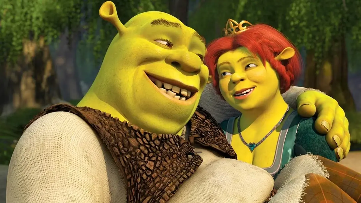 Shrek a Fiona jako parodie na klasické disneyovské hrdiny, zdroj: DreamWorks | TVGURU.cz Shrek a Fiona jako parodie na klasické disneyovské hrdiny