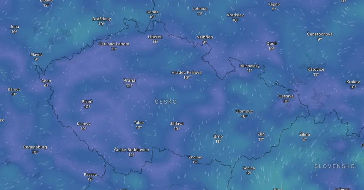 Snímek obrazovky 2026-09-08 v 162246 | TVGURU.cz Mapa počasí na sobotní ráno