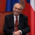 Miloš Zeman se směje.