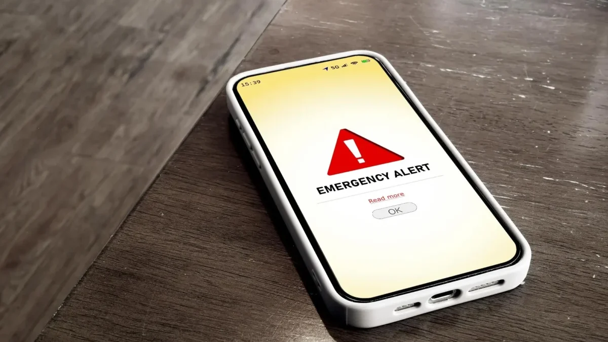 Mobilní varování před nebezpečím