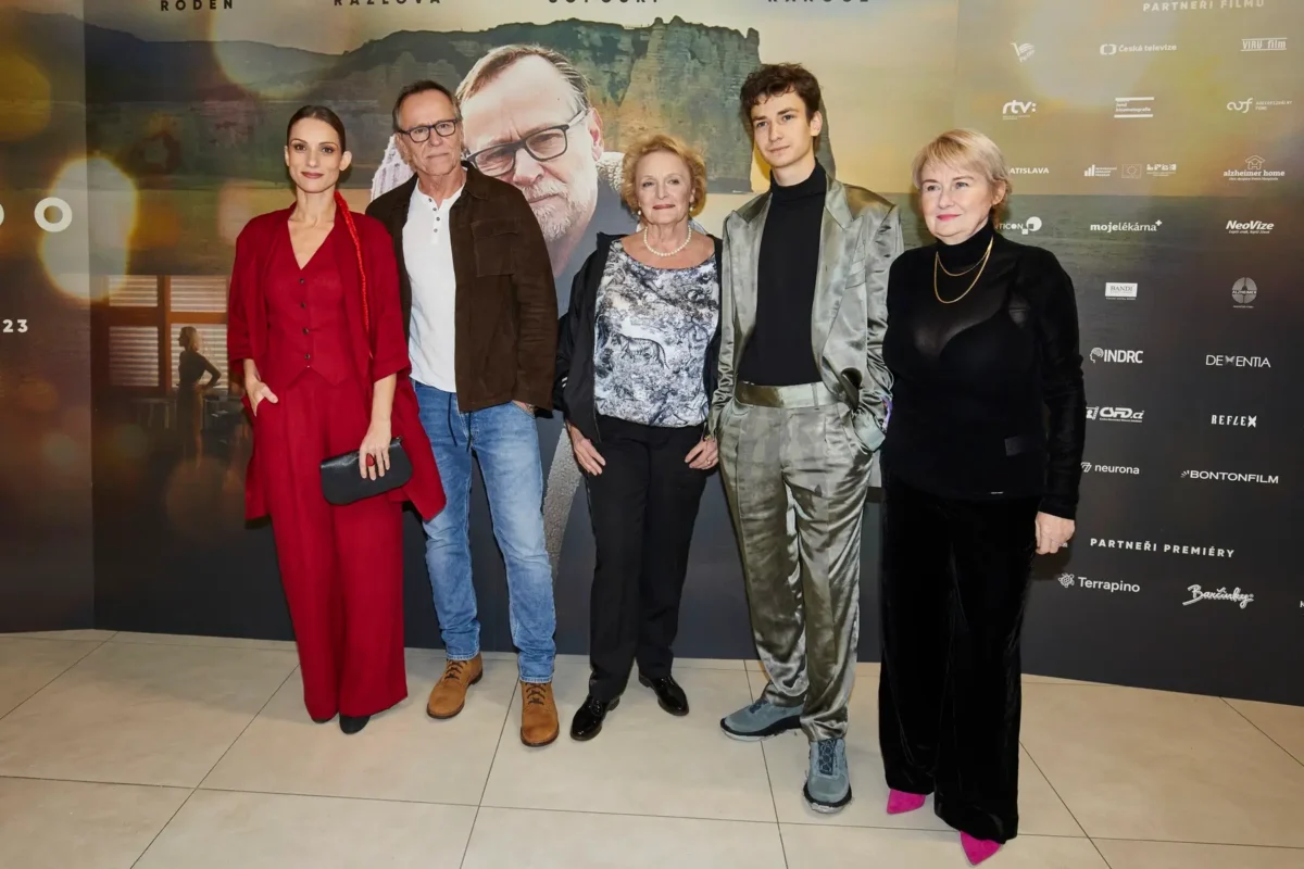 profimedia-0832712034 | TVGURU.cz Herci stojí vedle sebe na premiéře filmu Tancuj Matyldo.