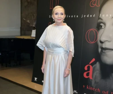 Zpěvačka Bára Basiková na uvedení dokumentu o sobě